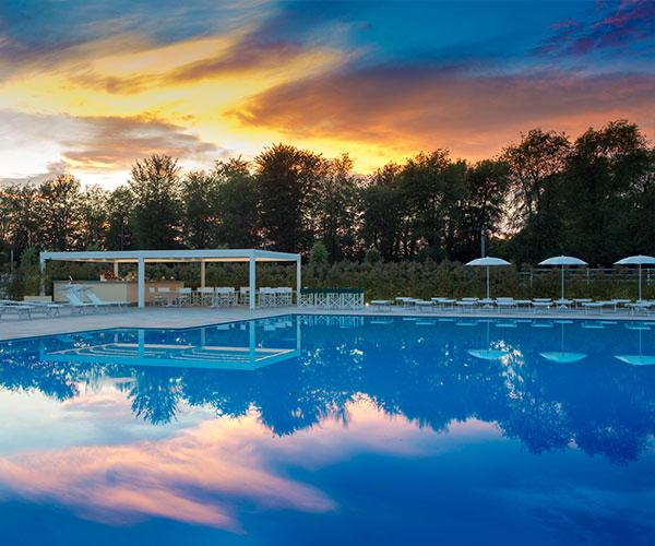 Pool Bar tramonto Dettaglio Pool Bar